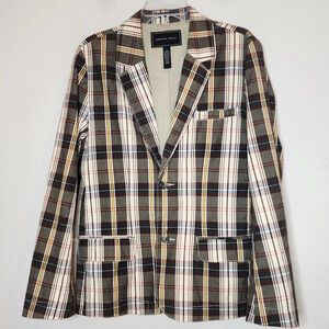 Urban Outfitters Hawkings McGill Plaid Cotton Blazer Men size Medium